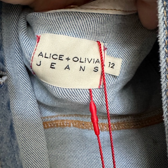 Alice + Olivia Kendall Denim Halter Minidress - Picture 8 of 8